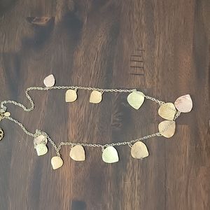 Chico's Jewelry | Chico's Metal Leaf Necklace | Color: Gold | Size: O